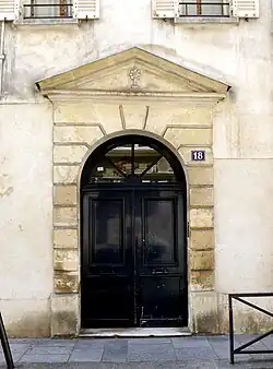 Entrée du no&nbsp;18.