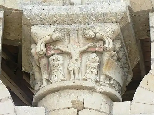 Chapiteau no&nbsp;4 : La Crucifixion.