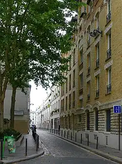 Vue du passage Charles-Dallery.