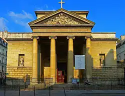 Façade de l'église.