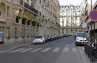 Rue Albert-de-Lapparent dans le 7e arrondissement de Paris