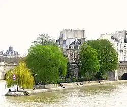 Square vu depuis le quai de Conti.