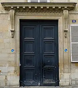 Détail de la porte