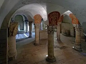 La crypte de la cathédrale.