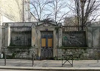 État de la porte en 2014.