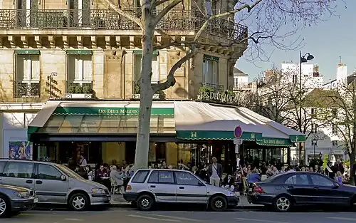Les Deux Magots.