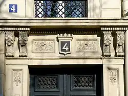 Moulures du no&nbsp;4.