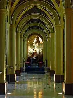 Nef collatérale gauche.