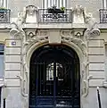 No&nbsp;14 : portail Art nouveau.