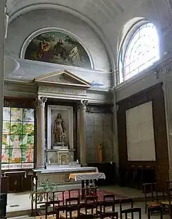 Autel de la chapelle Sainte Geneviève.