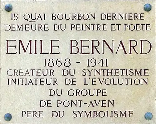 Plaque commémorative.