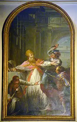 L'Assassinat de saint Thomas Becket (1748), Église Notre-Dame-de-la-Nativité de Bercy (Paris).