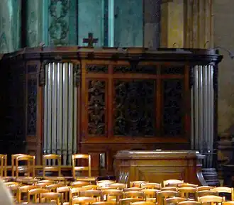Orgue de choeur de l'église Saint-Sulpice.