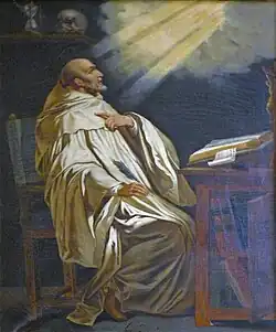 François Vincent Latil, Bernard en oraison d'après Philippe de Champaigne.