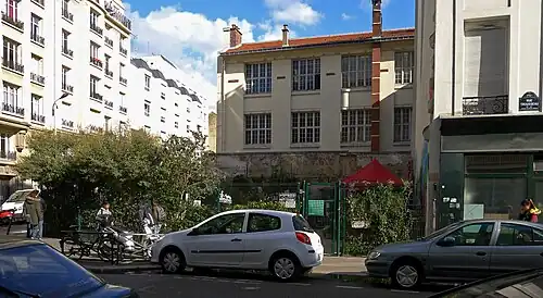 Jardin associatif de la rue Trousseau.