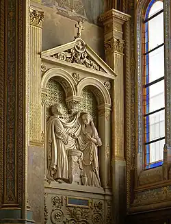 Chapelle des Saints-Innocents, Henry de Triqueti, Le Mariage de la Vierge.
