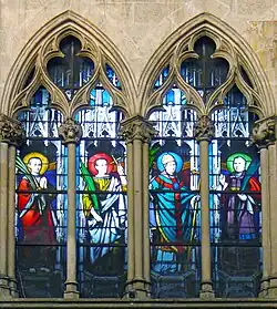 Vitraux du triforium.