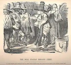 1863 : le pape Pie IX armant les « brigands du sud de l'Italie ».