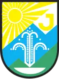 Blason de Jedlina-Zdrój