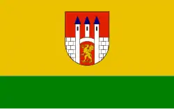 Drapeau de Lubień Kujawski