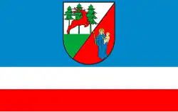 Drapeau de Powiat de Szczytno