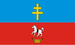 Drapeau de Powiat de Włoszczowa