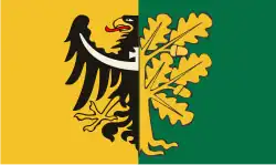 Drapeau de Powiat de Wałbrzych