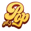 Logo de POP 96.5 du 22 septembre 2016 à juin 2021.