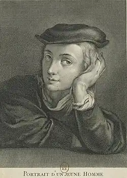 Portrait d'un jeune homme d'après Raphaël