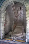L'escalier du château.