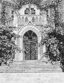 Entrée principale (Popular Science Monthly, 1898).