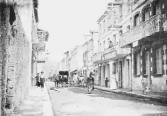 Rue de Saint-Pierre en 1900.