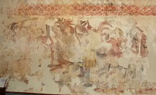 Les sept Péchés capitaux (registre inférieur du mur nord).