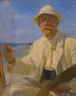 Autoportrait (1897), Copenhague, Collection Hirschsprung.