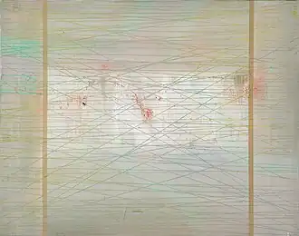 Rêve dans le pont de Brooklyn, Williamsburg, NY 1997