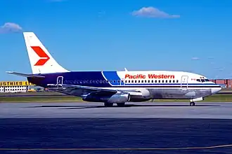 illustration de Pacific Western Airlines