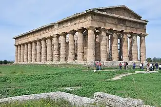 Le temple dit « de Neptune », à Paestum.