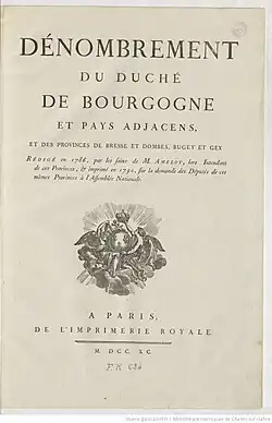 Page de titre d'un livre