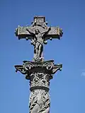 Croix de l'abbé Baurein, détail.