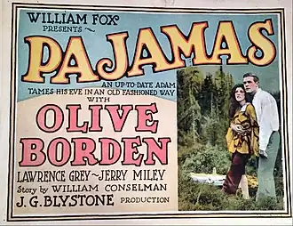 Description de l'image Pajamas lobby card.jpg.