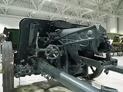 Vue arrière, culasse ouverte.