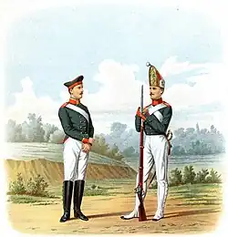 Entre 1811 et 1812, période de la campagne de Russie
