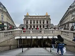 Entrée de la station, Place de l'Opéra.