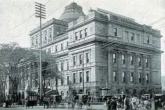 En 1895, peu après les travaux d’agrandissement