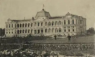 Le palais Norodom vers 1875.
