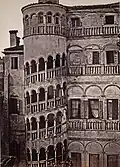 Palais Contarini del Bovolo vers 1850