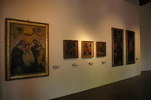 Une des salles de la pinacothèque.