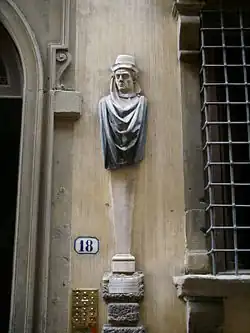 Buste de Donato Acciaiuoli au Palais Valori-Altoviti.