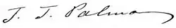 signature de José Joaquín Palma