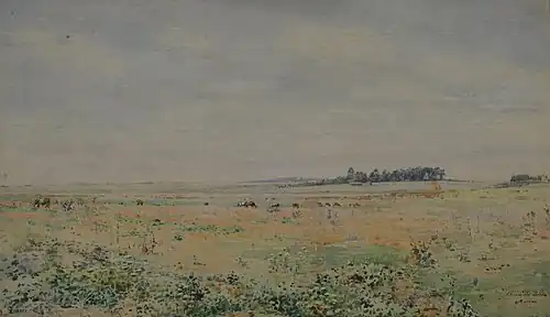 Pampa o Chacra La Porteña, Moreno, 1899, Musée national des Beaux-Arts de Buenos Aires